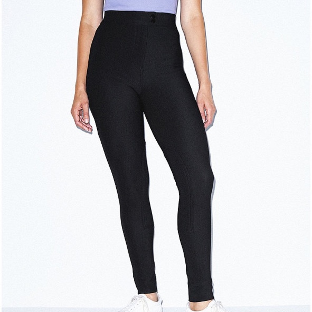 American apparel riding pant in Black